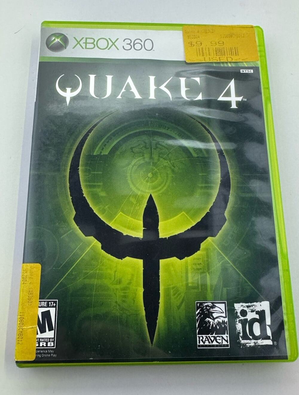 Quake 4 Microsoft Xbox 360 w Bonus Disc Retro Vintage Gaming Fast Shipping